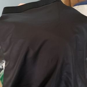 Faux leather skirt